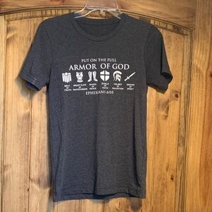 Gray Armor of God Women’s T-Shirt